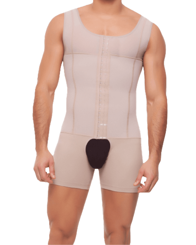 Herre korsett, vestmodell med boksershorts